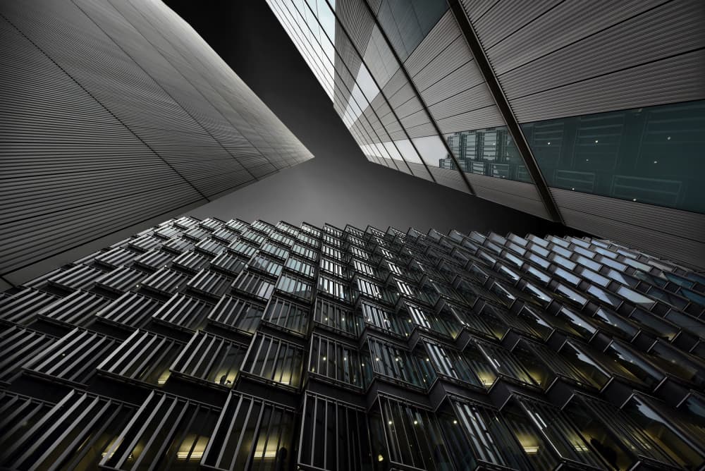 Sleek Architectural Lines by Jorge Pimenta — canvas wall art