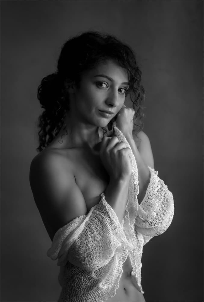 Ethereal Beauty Portrait by Derwood — canvas wall art