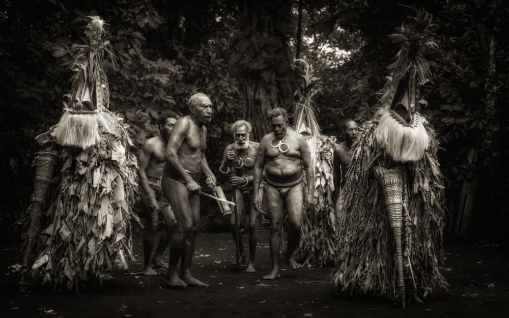Ancient Jungle Ritual by Pavol Stranak — canvas wall art