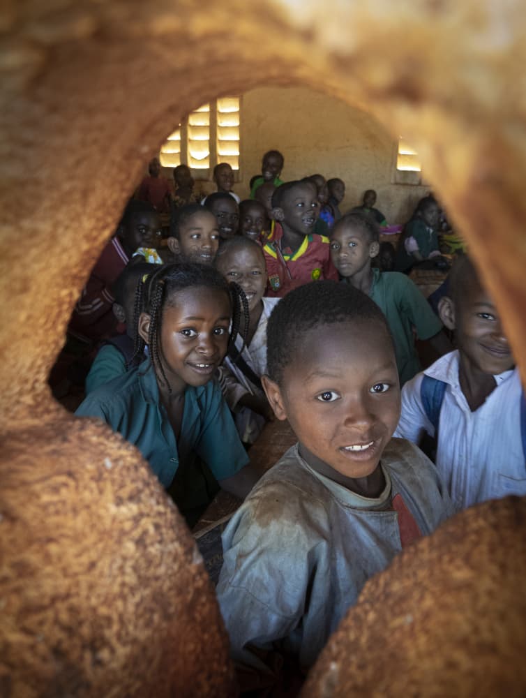 Young Faces of Africa by Elena Molina — canvas wall art