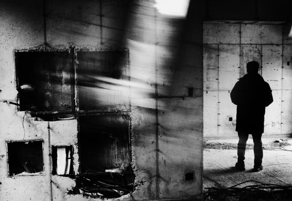 Solitary Man Urban Decay by Mi Young Choi — canvas wall art