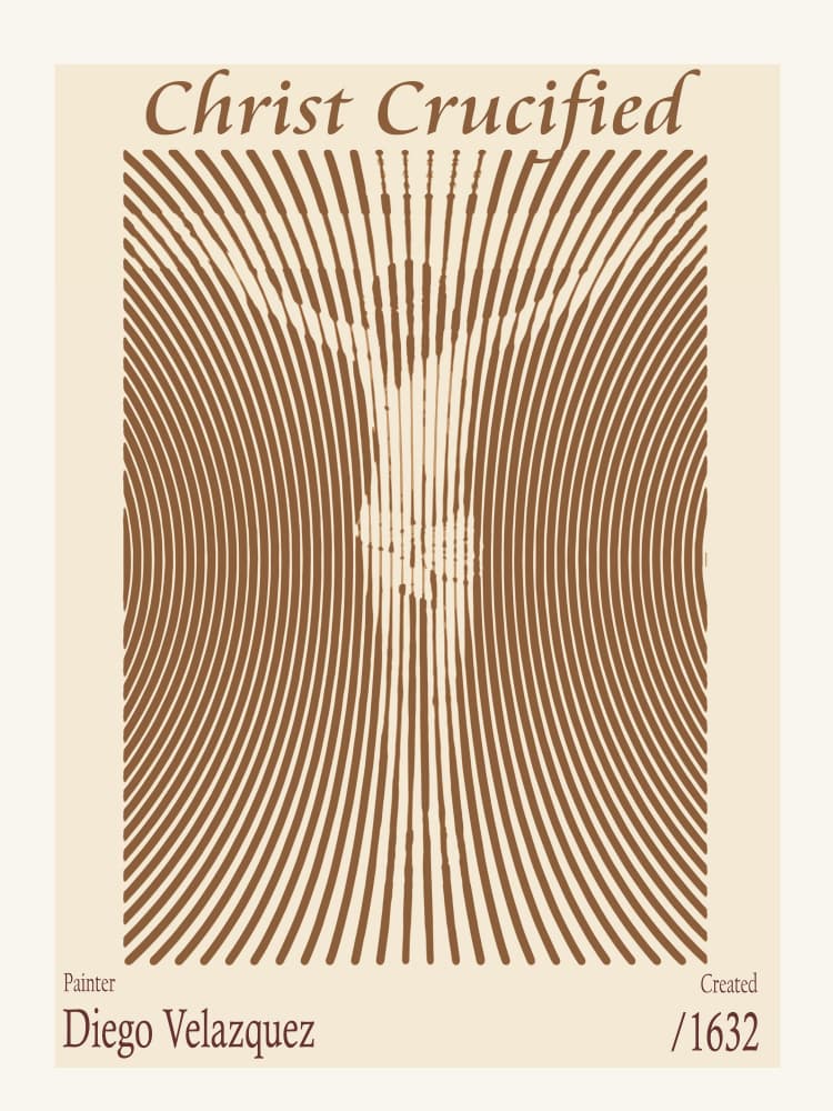 Christ Crucified Abstract by Doa Project — canvas wall art