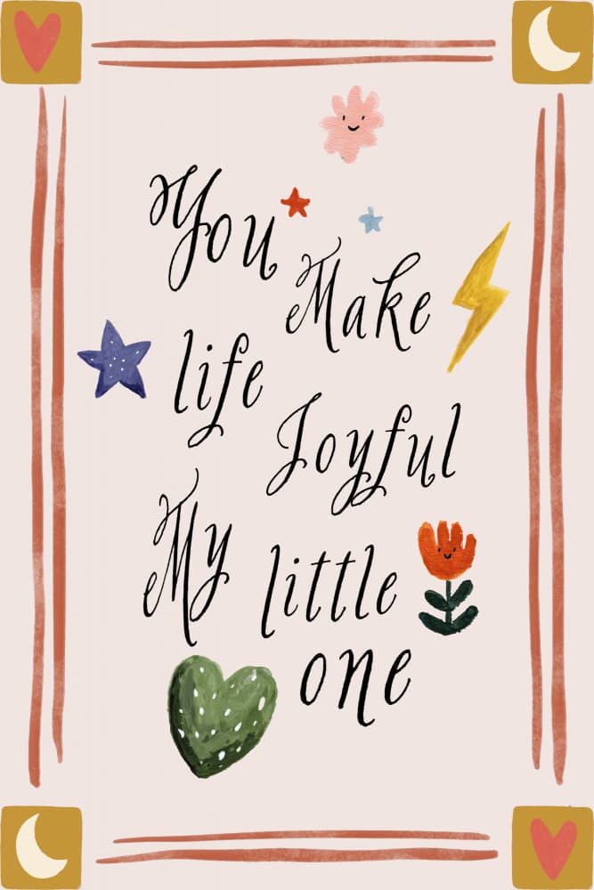 Youmakelifejoyful by Treechild — canvas wall art