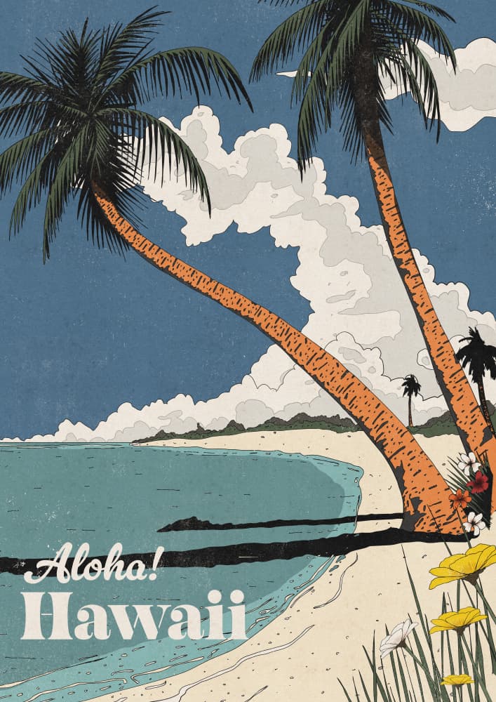 Aloha Hawaiian Paradise by Nicholas — canvas wall art