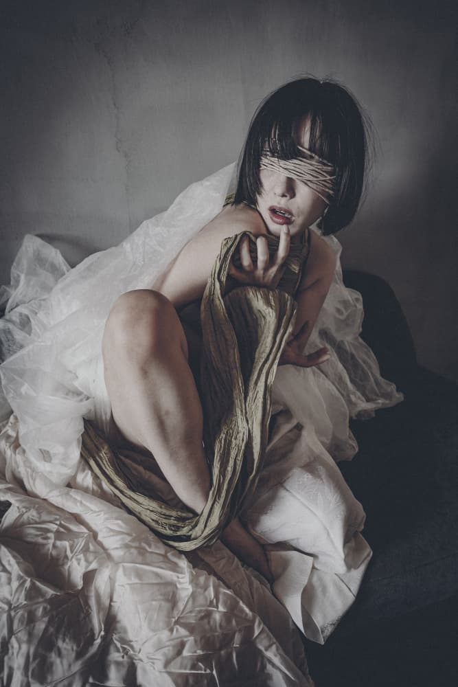 Ethereal Blindfold by Kurosaki Sangan — canvas wall art