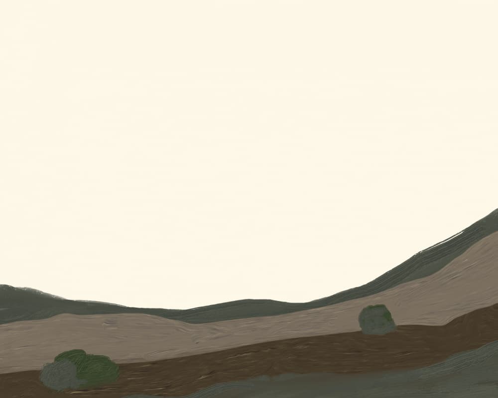 Tranquil Earthy Landscape by Josie George — canvas wall art