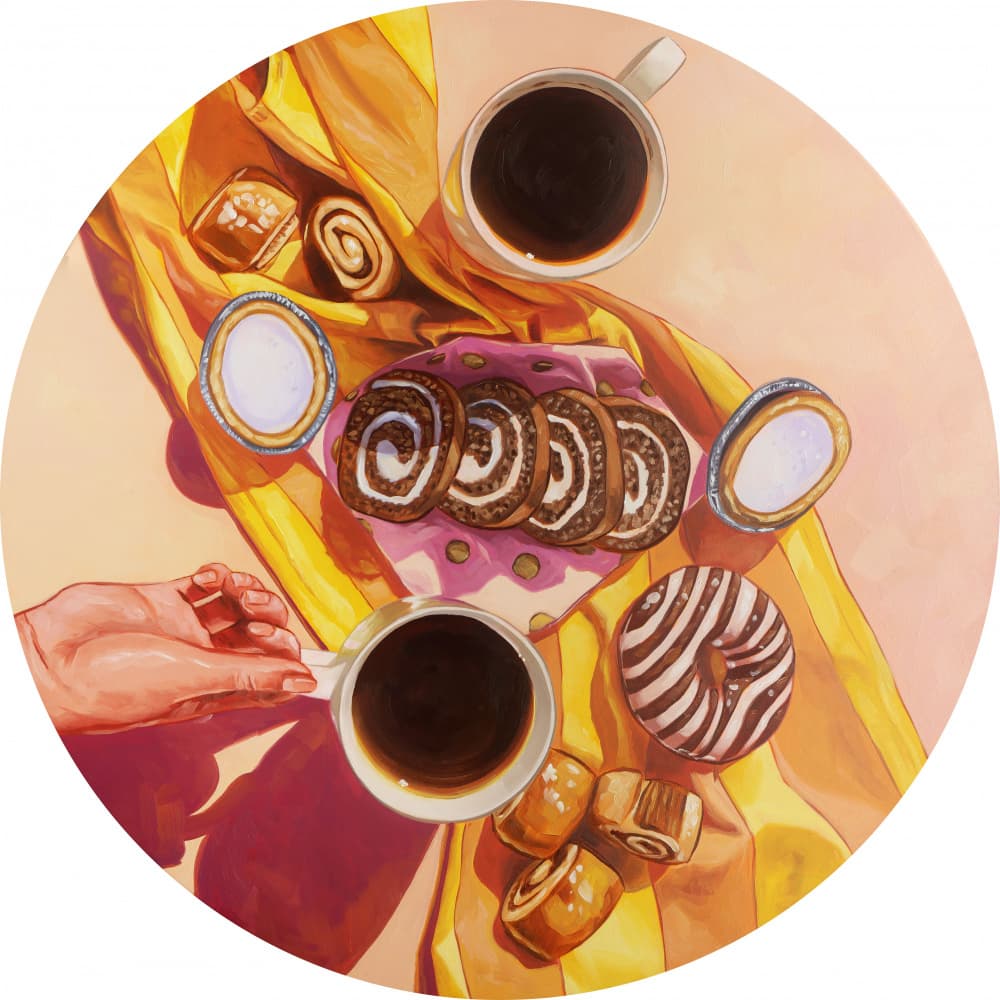 Cozy Coffee and Sweets by Anna Zdanowicz — canvas wall art