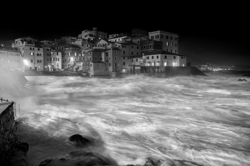 Stormy Coastal Night by Alessandro Traverso — canvas wall art