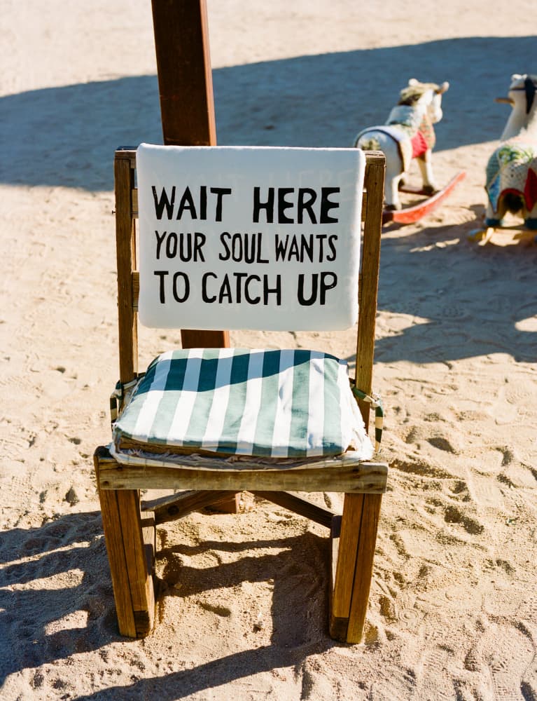 Soul Catch Up Chair by Bethany Young — canvas wall art