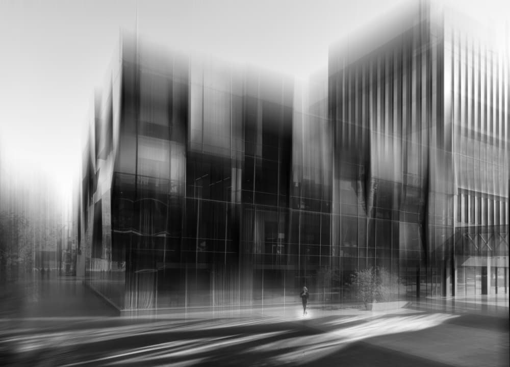 Abstract Urban Motion by Alexander Kiyashko — canvas wall art
