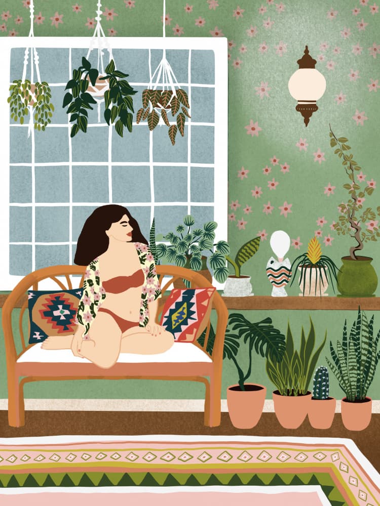 Summer Breeze by Ceyda Alasar — canvas wall art