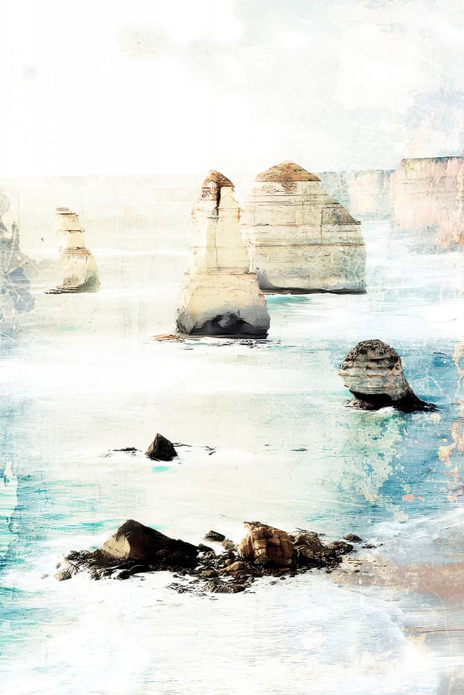 Serene Sea Stacks by Rafal Kulik — canvas wall art