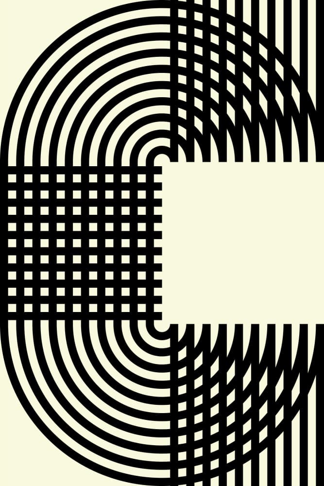 Geometric Line Pattern by Petr Strnad — canvas wall art