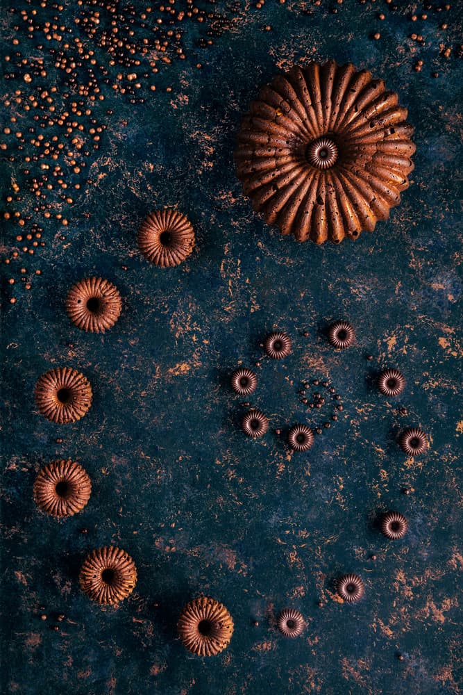 Dark Bronze Gears by Denisa VLAICU — canvas wall art