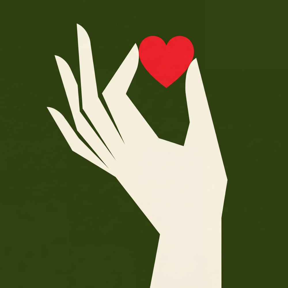 Holding A Heart by Andreas Magnusson — canvas wall art