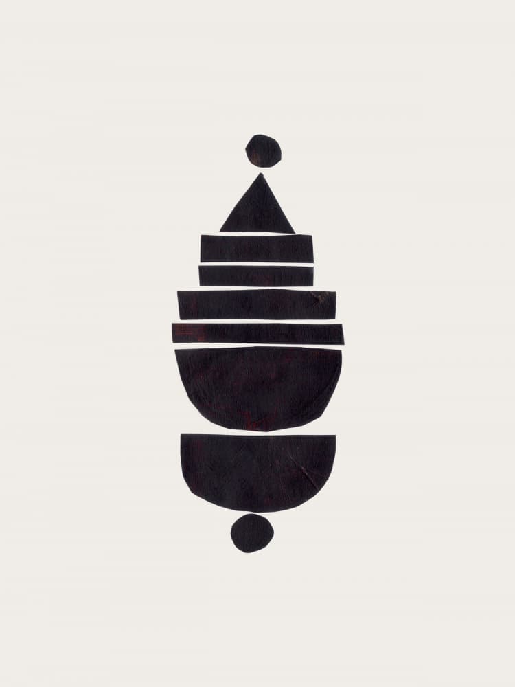 Black Geometric Balance by Ejaaz Haniff — canvas wall art