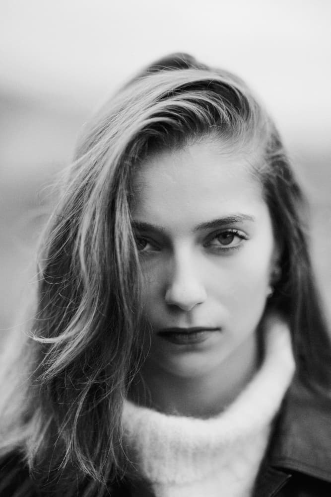 Intense Black White Portrait by Steffen Lauterbach — canvas wall art