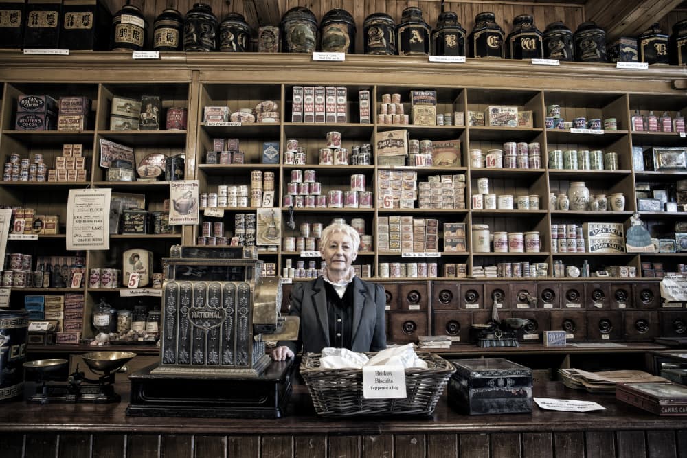 Grocery Store by Daniel Springgay — canvas wall art
