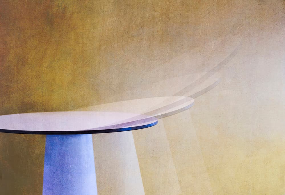 Golden Motion Abstract by Greetje van Son — canvas wall art