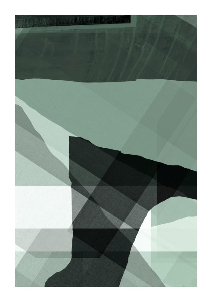 Serene Layered Abstract by cartissi — canvas wall art