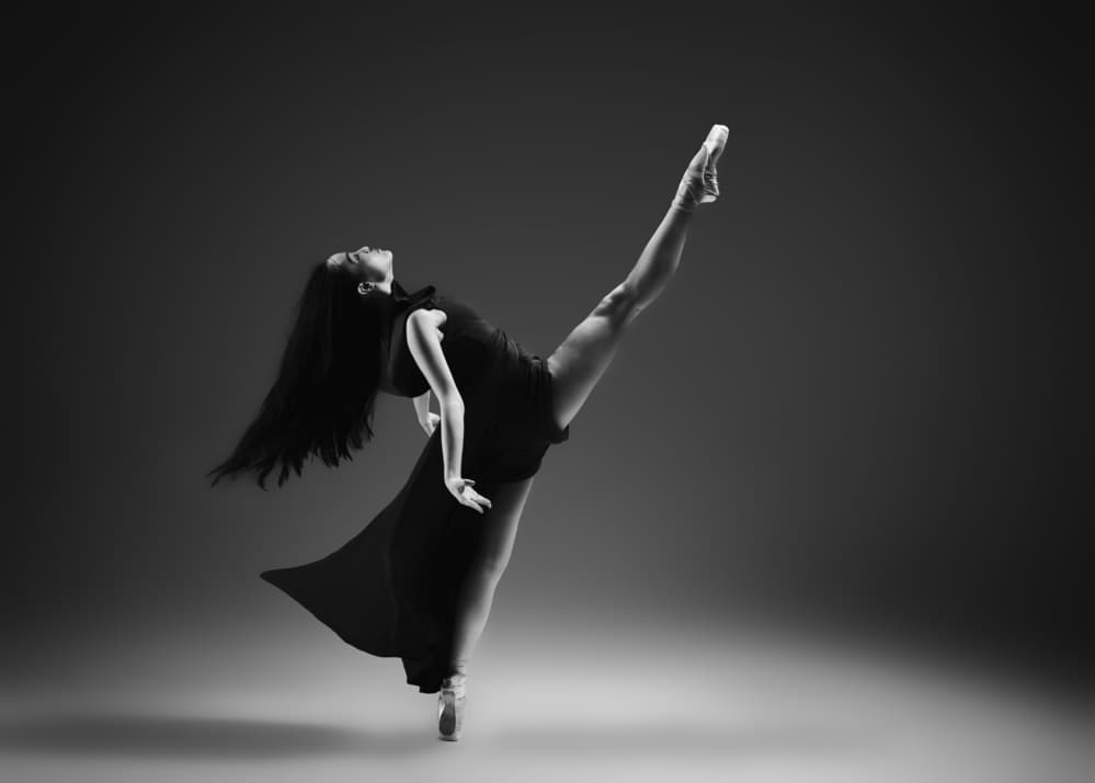 Graceful Ballet Dancer by Rob Li — canvas wall art