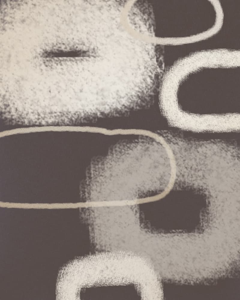 Abstract Neutral Shapes by Diana Jahns — canvas wall art