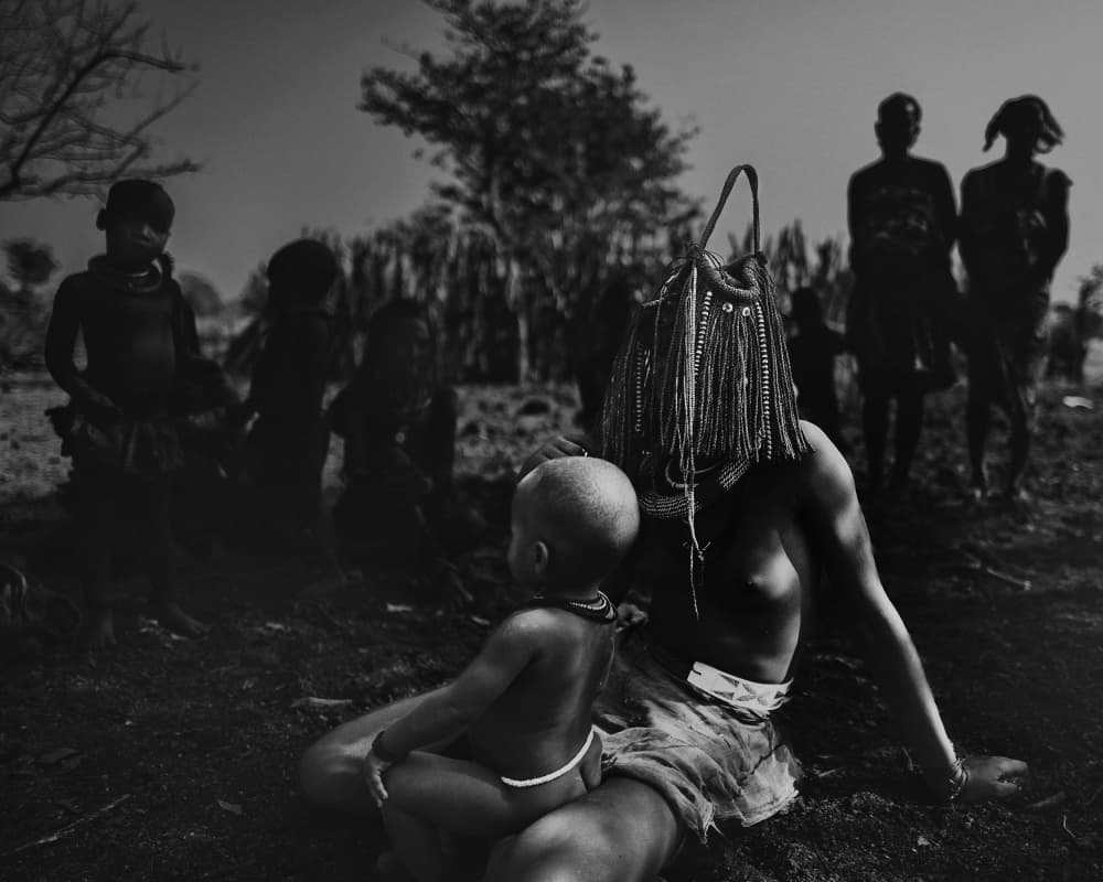 Tribal Motherhood by txules — canvas wall art