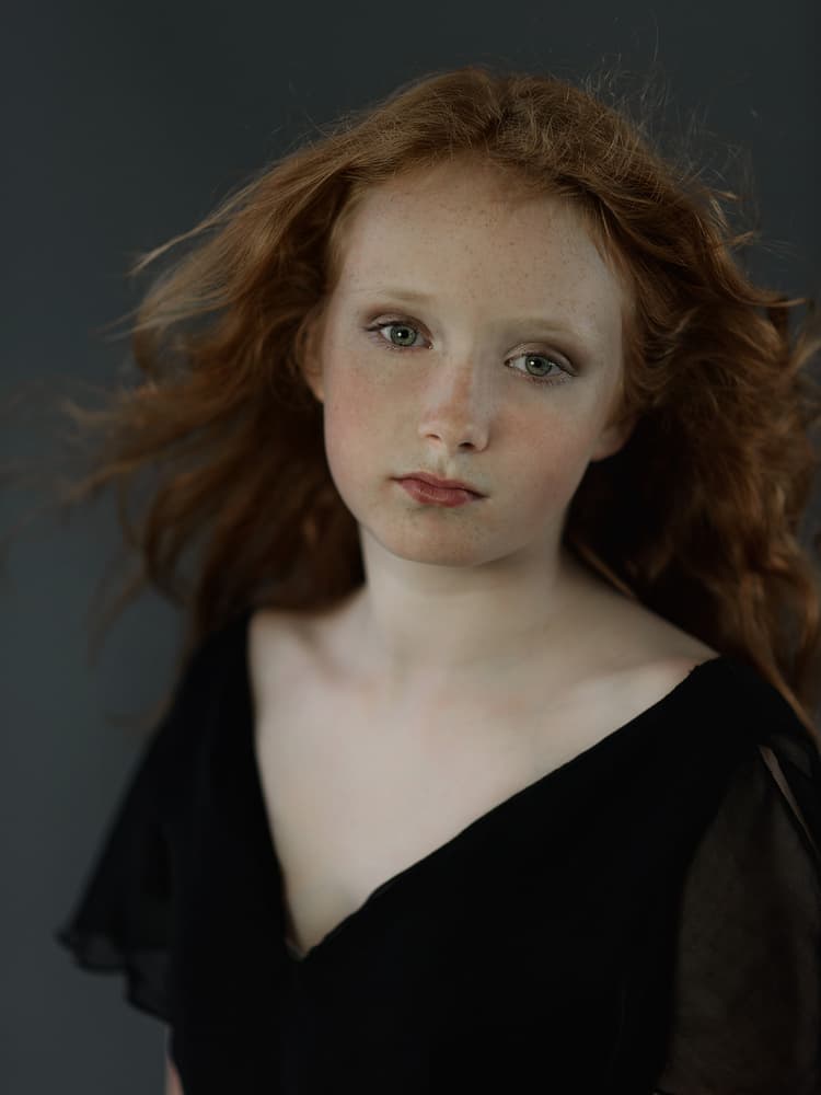 Young Redhead Portrait by Jacob Tuinenga — canvas wall art