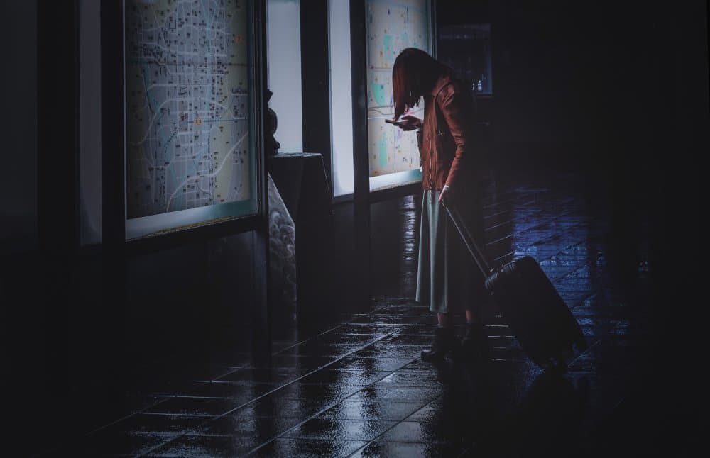 Rainy night by Haruyo Sakamoto — canvas wall art