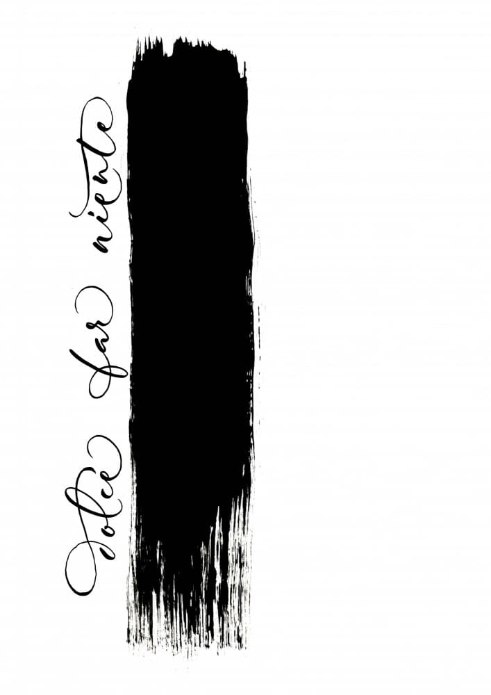 Dolce Far Niente Calligraphy by Sofie Björkgren-Näse — canvas wall art