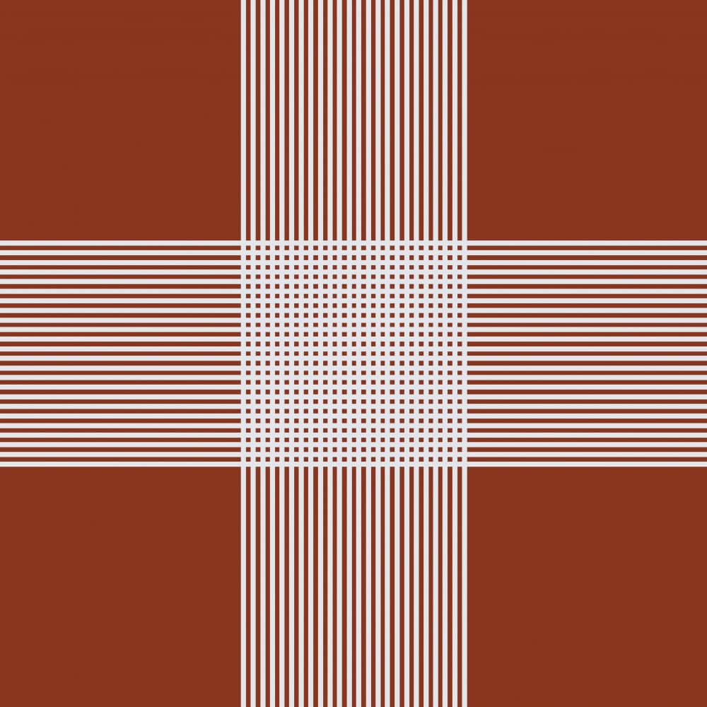 Brown Geometric Grid by Carlos Perez Del Moro — canvas wall art