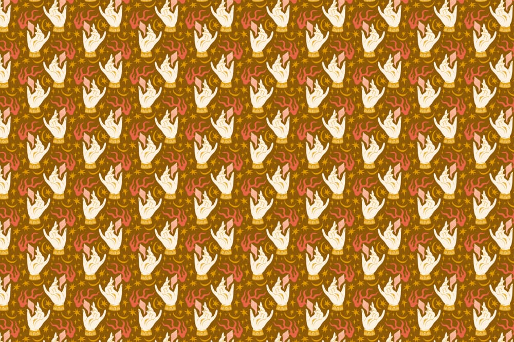 Mudrapatternno20 by Treechild — canvas wall art