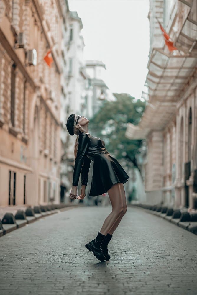 Chic Urban Street Style by amir behzadi — canvas wall art