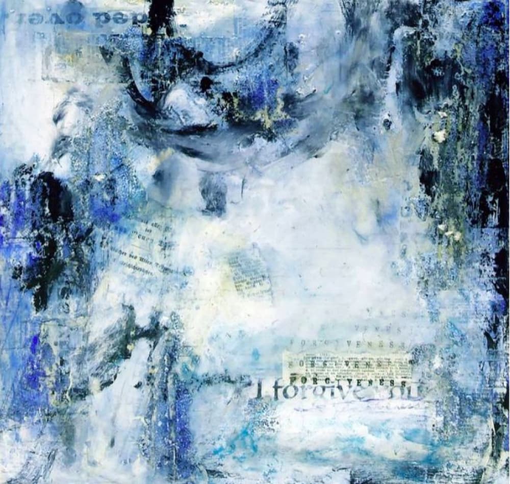 Forgiveness In Blue by Deb Chaney — canvas wall art