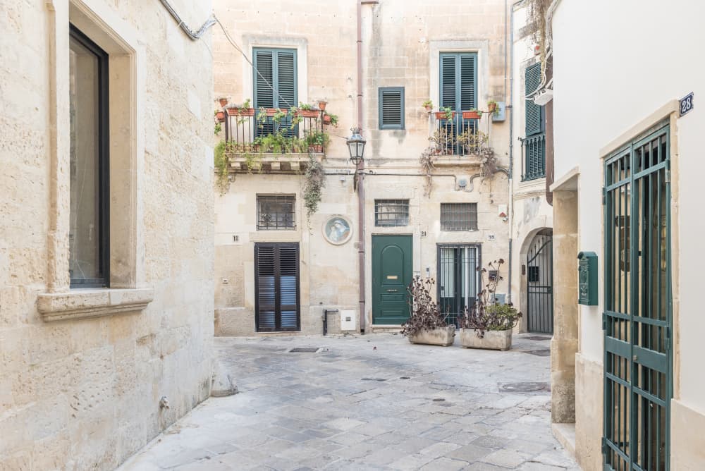 Charming Old Town Alley by Photolovers — canvas wall art