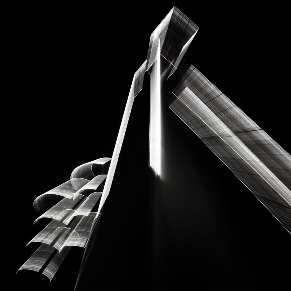 Dynamic Geometric Light by Christian Meermann — canvas wall art