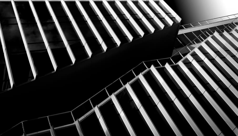 Sharp Urban Geometry by Greetje van Son — canvas wall art