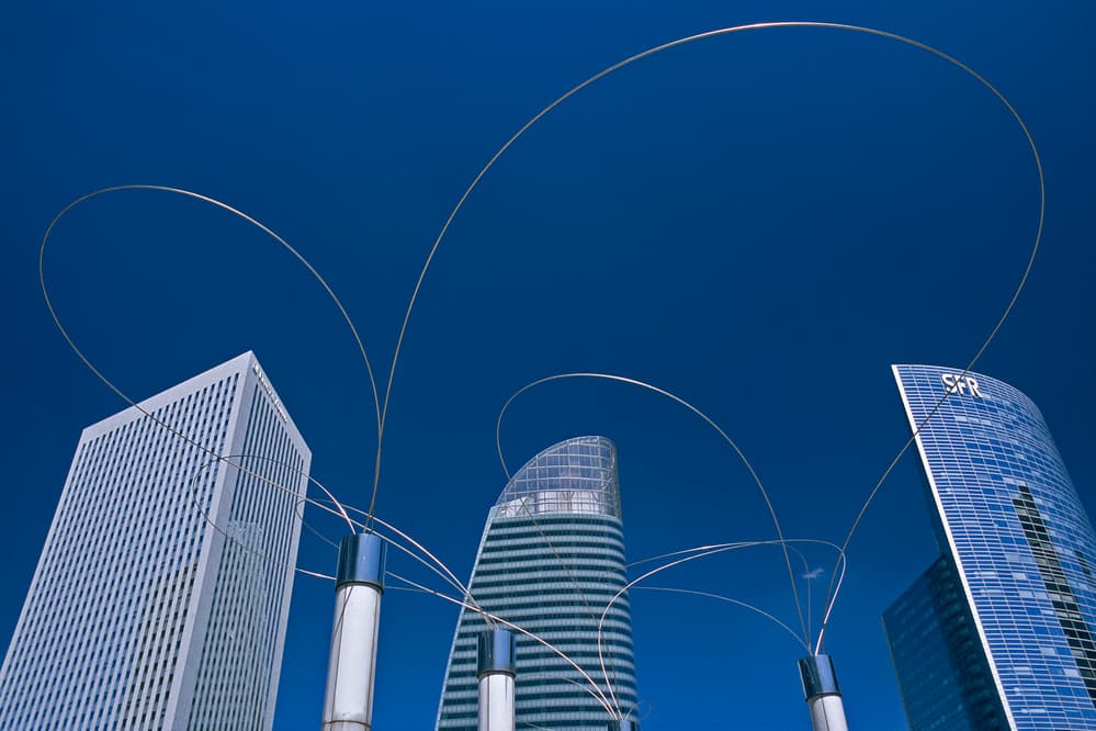 Modern City Connections by Lus Joosten — canvas wall art