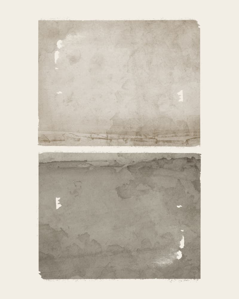 Aged Abstract Horizon by Ema Paraschiv — canvas wall art