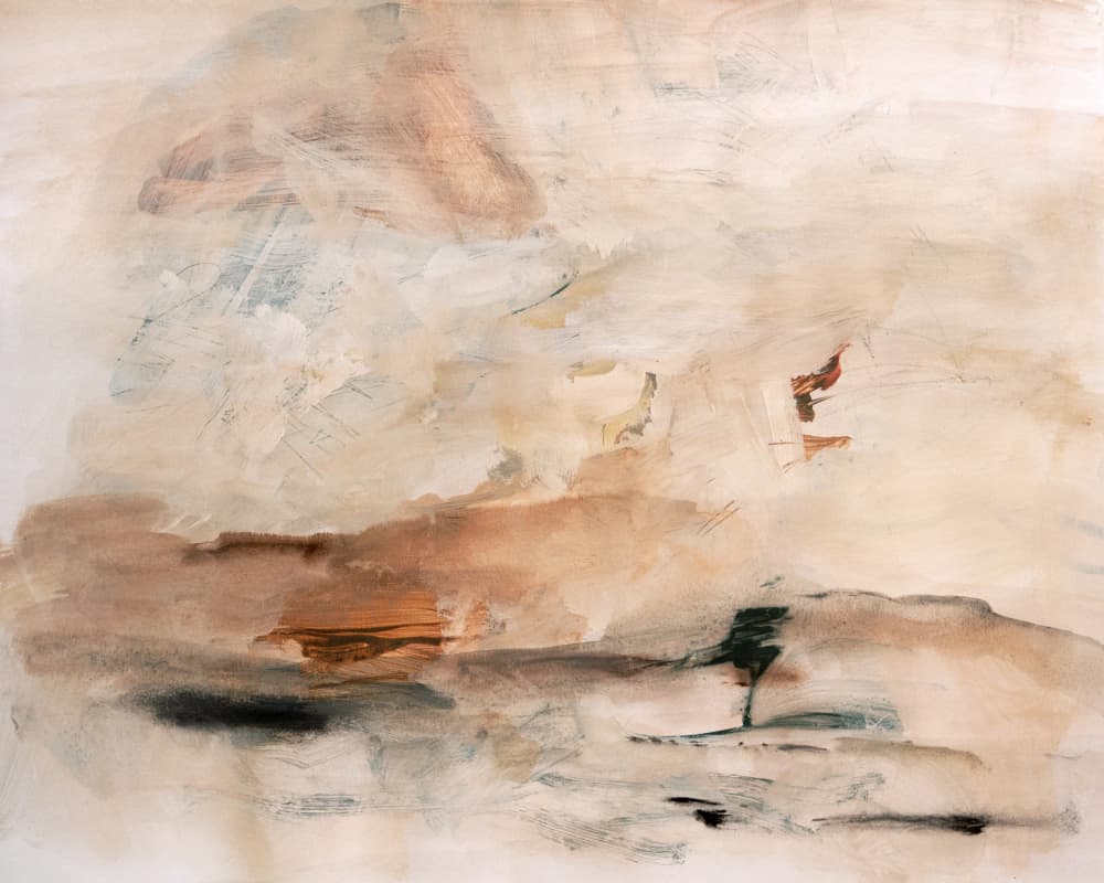 Abstract Desert Horizon by Gemma Bardot — canvas wall art
