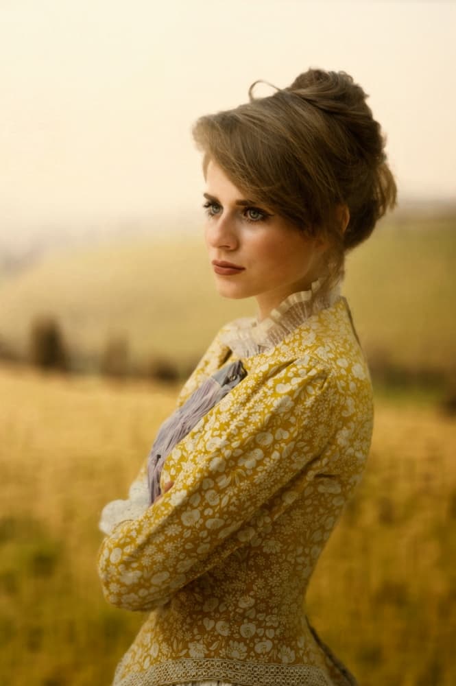 Vintage Countryside Gaze by kenp — canvas wall art
