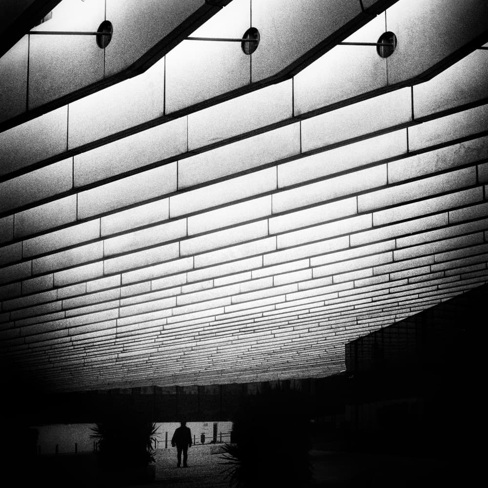 Urban Architectural Silhouette by Paulo Abrantes — canvas wall art
