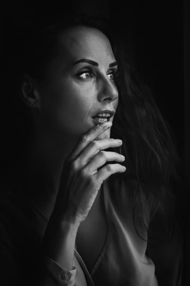 Woman In Thought by Eiji Yamamoto — canvas wall art