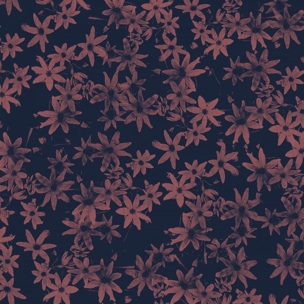 Moody Floral Pattern by Florent Bodart — canvas wall art