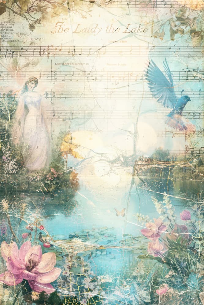 Lady of the Enchanted Lake by Rafal Kulik — canvas wall art