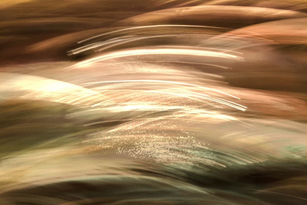 Flowing Golden Light by Christina Sillen — canvas wall art