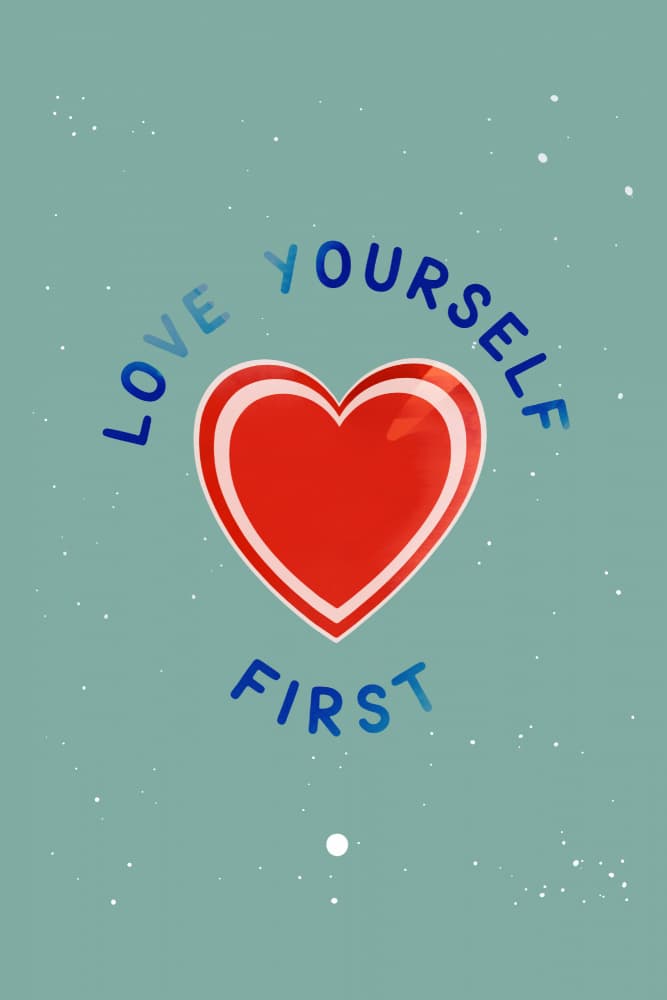 Love Yourself First by casa cartissi — canvas wall art