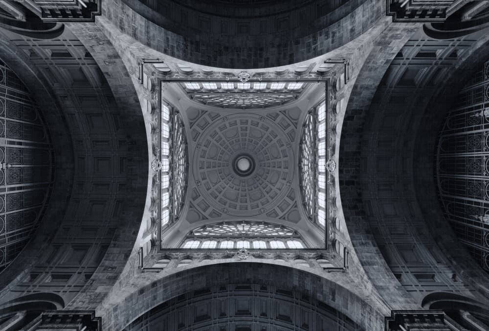 Grand Dome Interior by Jeroen van de Wiel — canvas wall art