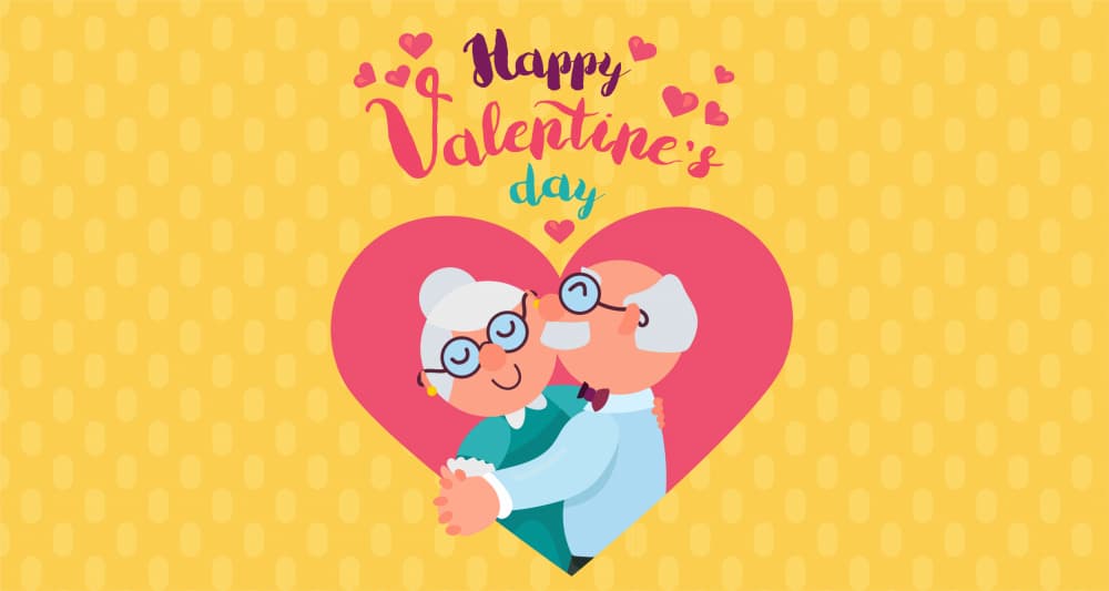 Happy Valentine Couple by Marika Barsrsind β canvas wall art