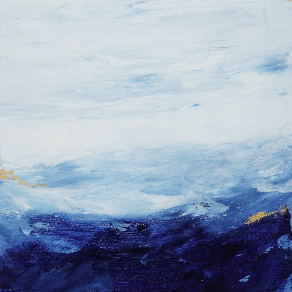 Deep Blue Dream by Françoise Wattré — canvas wall art